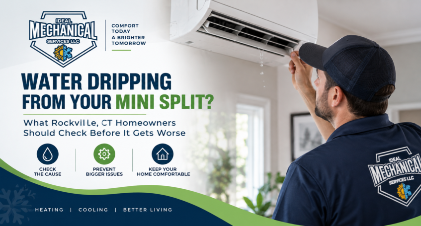 Mini split leaking water Rockville CT