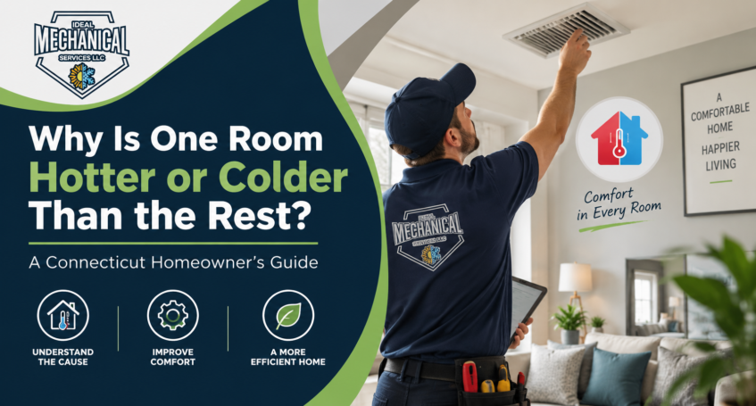 Uneven room temperatures Connecticut home